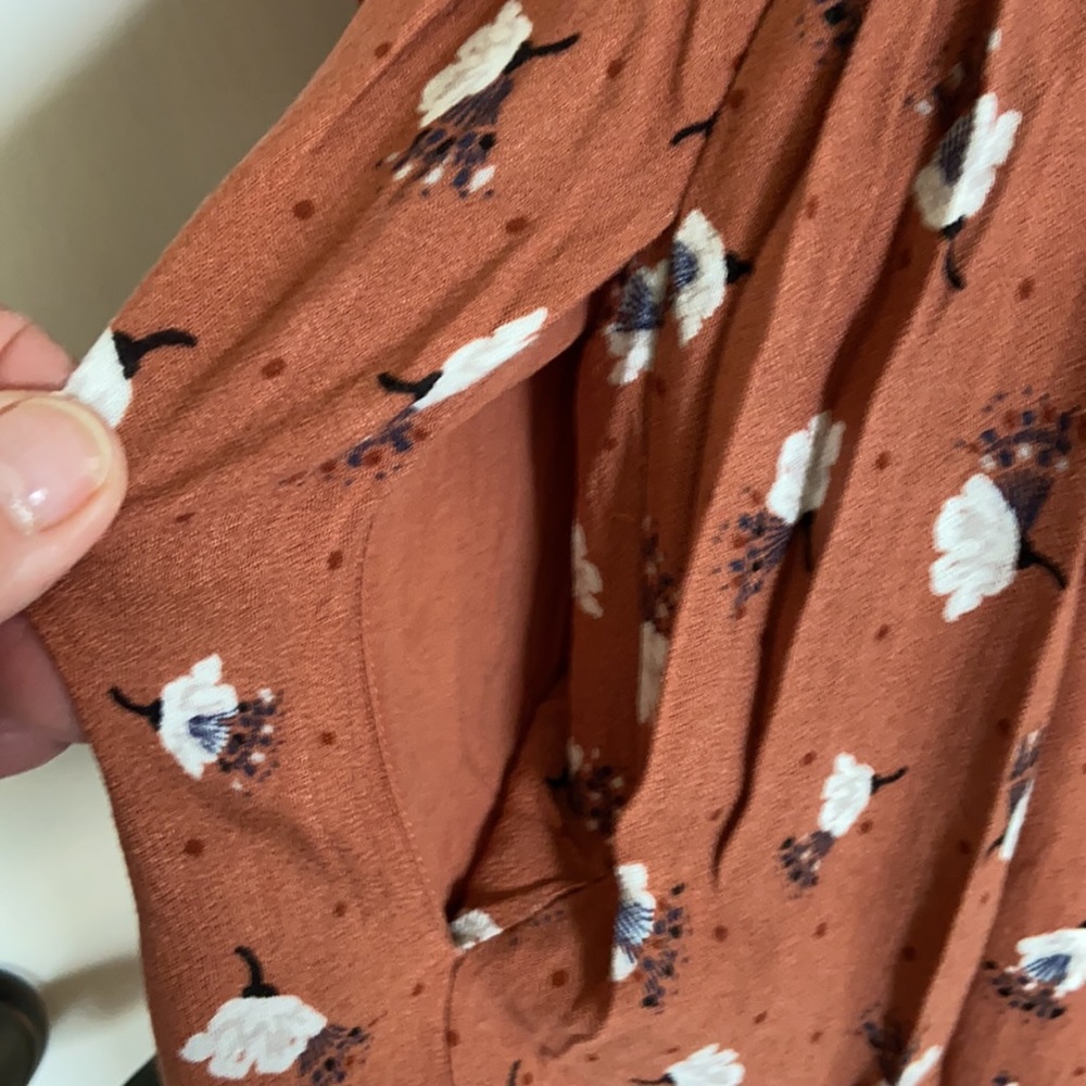 Free People Boho Teagan Floral Dress Sz 0 - Picture 9 of 16